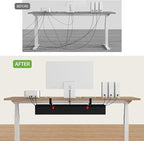 KEEGH Large 36" Under Desk Cable Management Tray - Image 7