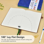 PERCUN Dotted Journal Notebook for Men & Women, 160 Pages Dot Grid notebook for - Image 5
