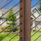 BLIKA 20 Pack 25 30 35 Degree Black Cable Railing Angle Beveled Protector - Image 3