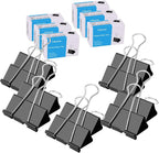 Ufmarine Medium Binder Clips 1.25 inch Length, Medium Paper Clips by Ufmarine