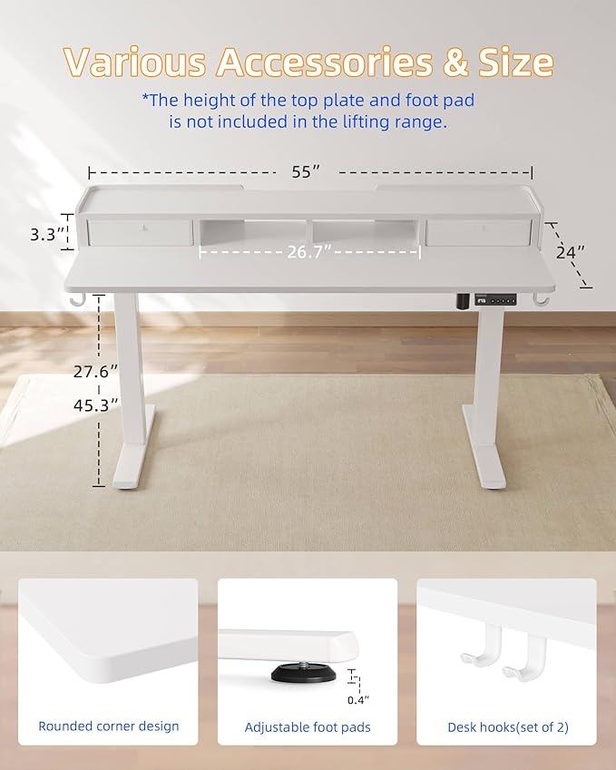 YIHAYO Electric Standing Desk - Image 3