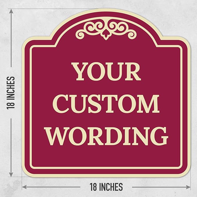 Custom Decorative Sign, Personalized Metal Sign - Image 3