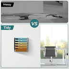 SUPEASY Wall File Organizer Mesh Office Mail Holder, Hanging Wall Organizer - Image 6