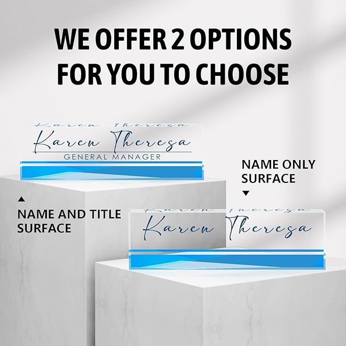 Custom Office Name Plate, Personalized Gifts - Image 6