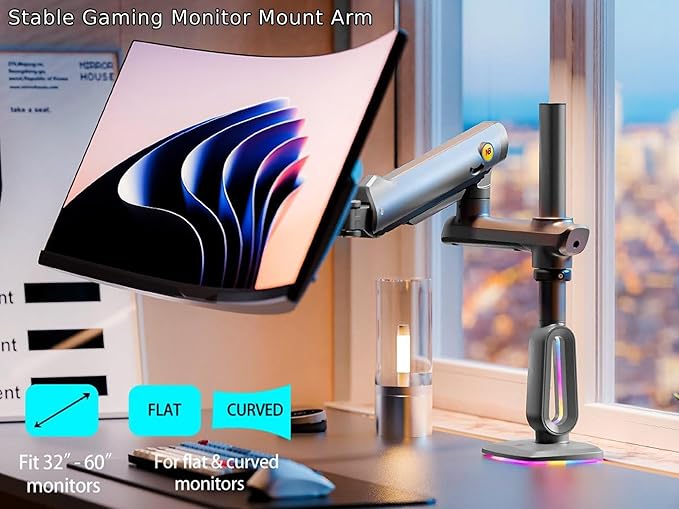 NB Extra Height Gaming Monitor Arm - Image 4