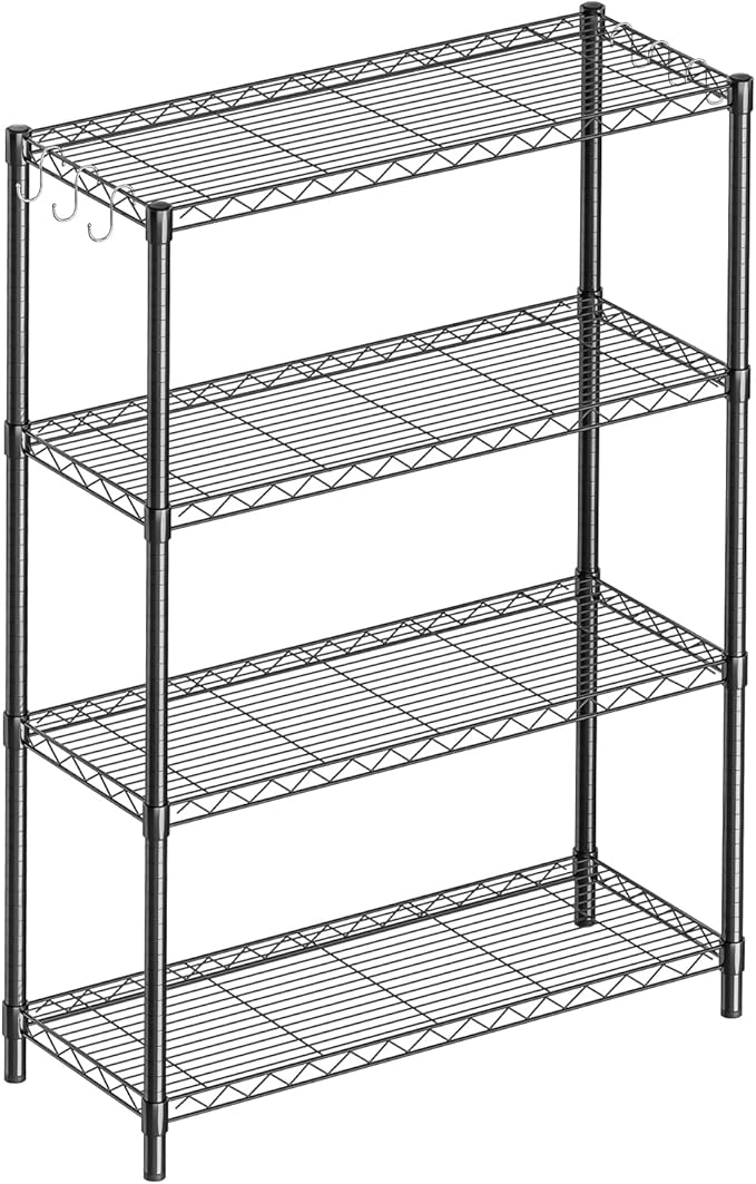 Guan River 4-Shelf Adjustable Metal Shelf Wire Shelving Unit Storage Rack by GuanRiver
