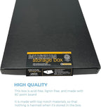 Lineco Museum Archival Storage Box, 13.75x19.75x1.5 in. Drop Front Design. - Image 4
