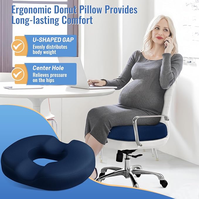 CloudBliss Donut Pillow Seat Cushion Chair Pad - Image 3