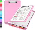 Sooez Clipboard with Storage, High Capacity Nursing Clipboards with Pen Holder by Sooez