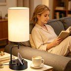 dreamholder 2 pack table lamp, bedside lamp with, package contents