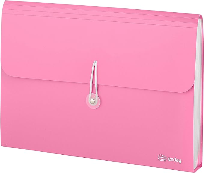 Accordion File Organizer 13 Pocket Expanding File Folder by ENDAY