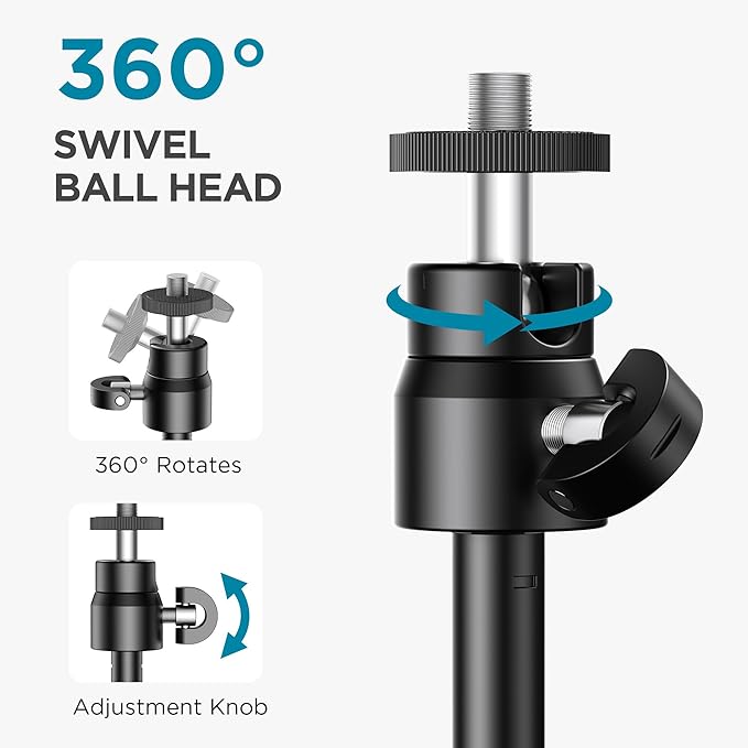 InnoGear Webcam Tripod, Extendable Webcam Stand - Image 4