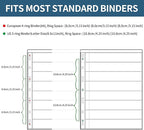 10 Sheets 20 Pages Postage Stamp Album Pages, 8 Pockets 7.7X 1.18in Stamp - Image 3