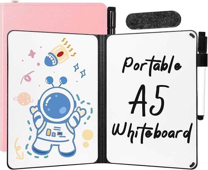 AGM Portable White Board Dry Erase, Double Sided Folding Whiteboards by AGM
