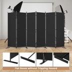 C-Hopetree 6 Panels Room Divider, 6 Ft Tall Indoor Folding Privacy Screen - Image 6