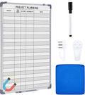 Lincia Project Planning Dry Erase Whiteboard Magnetic Dry Erase Board by Lincia