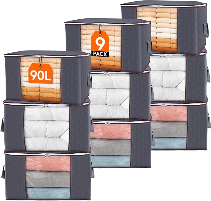 Lifewit Large Capacity Clothes Storage Bag Organizer by Lifewit
