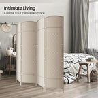 Cocosica 4 Panel Room Divider, 6Ft Folding Privacy Screen, Tall - Image 4