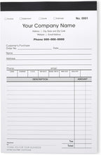 Custom Sales, Personalized Multipurpose Duplicate Carbonless Form - Image 4
