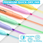 YEGEER Highlighters Bulk, Chisel Tip Dry-Quickly Highlighter Markers, Office - Image 4
