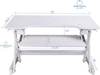Rocelco 32" Height Adjustable Standing Desk Converter - Image 3