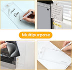 Monitor Memo Boards for Computer, Whole Transparent 2 Pack Multifunction - Image 6