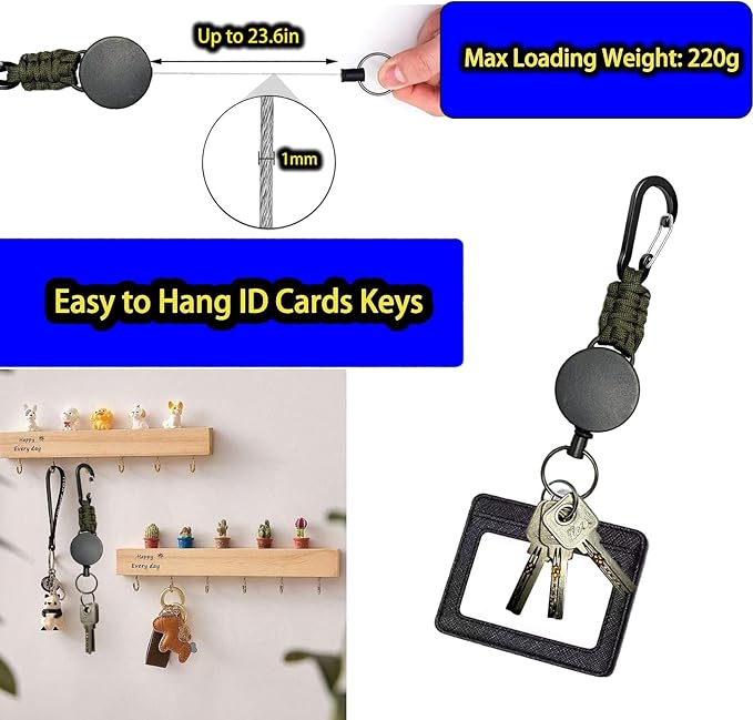 KINBOIN Heavy Duty Retractable Keychain - Image 5