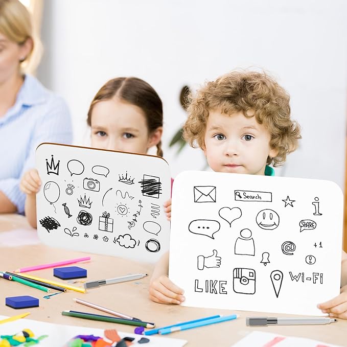 30 Pack Small White Board Dry Erase 5x7 Inch Mini Whiteboard Small Dry Erase - Image 5