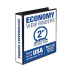 Samsill 2 Inch 3 Ring Binder, Made in USA, Economy Round Ring, 425 Sheet by Samsill