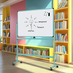 Large Dry-Erase Rolling Magnetic Whiteboard - Image 6
