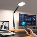litones remote led desk lamp with clamp, 2000lm, main product view