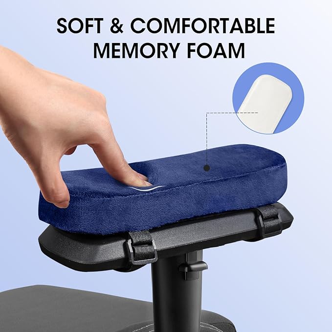 ZNCMRR 2 Pack Office Chair Armrest Pads Covers - Image 3