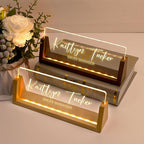Desk Name Plate Personalized, Custom Office Light Up Name Plate - Image 2