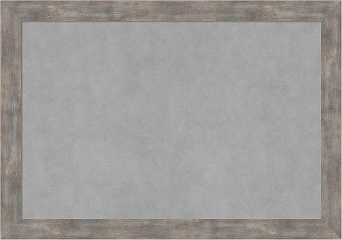 Amanti Art Silver Framed Magnetic Board 19x27 Medium Vision Board by AmantiArt
