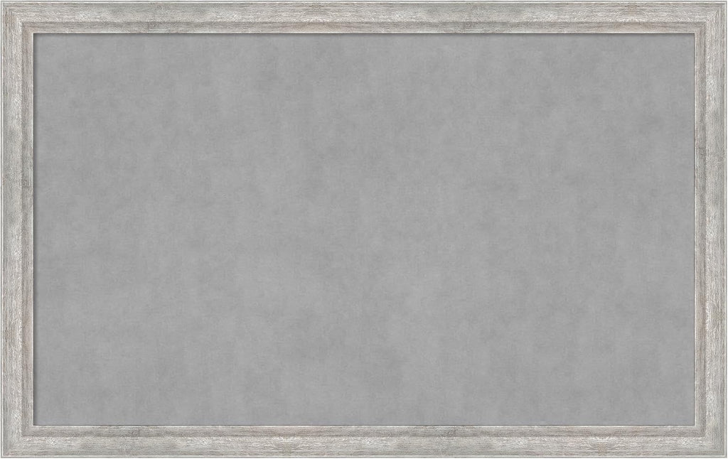 Amanti Art Silver Framed Magnetic Board 27x43 Large Vision Board