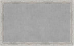 Amanti Art Silver Framed Magnetic Board 27x43 Large Vision Board by AmantiArt