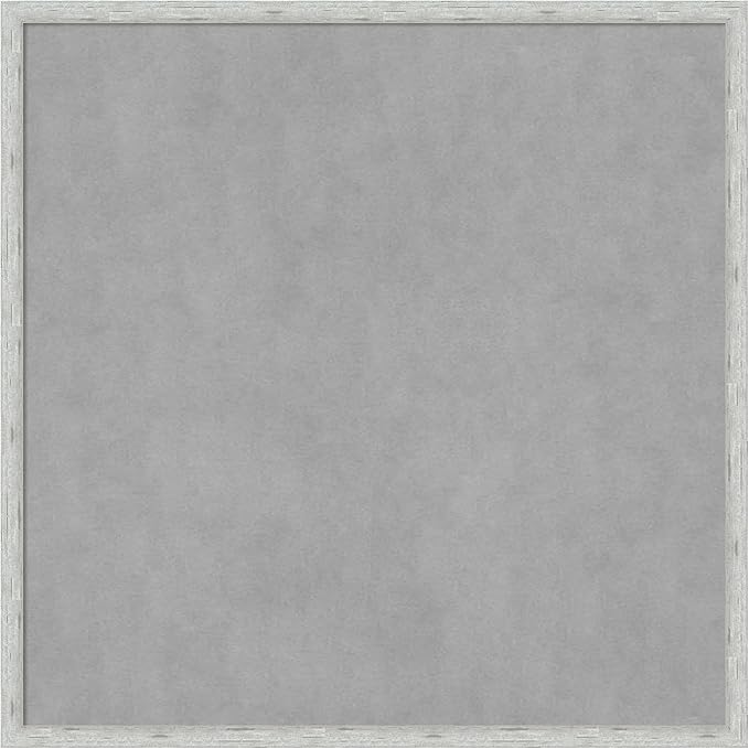 Amanti Art Silver Framed Magnetic Board 25x25 Medium Vision Board by AmantiArt