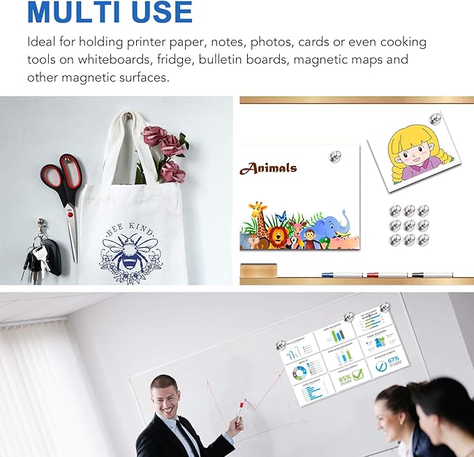 LOVIMAG Fridge Magnets 30Pcs Refrigerator Whiteboard Small Strong Magnet - Image 4