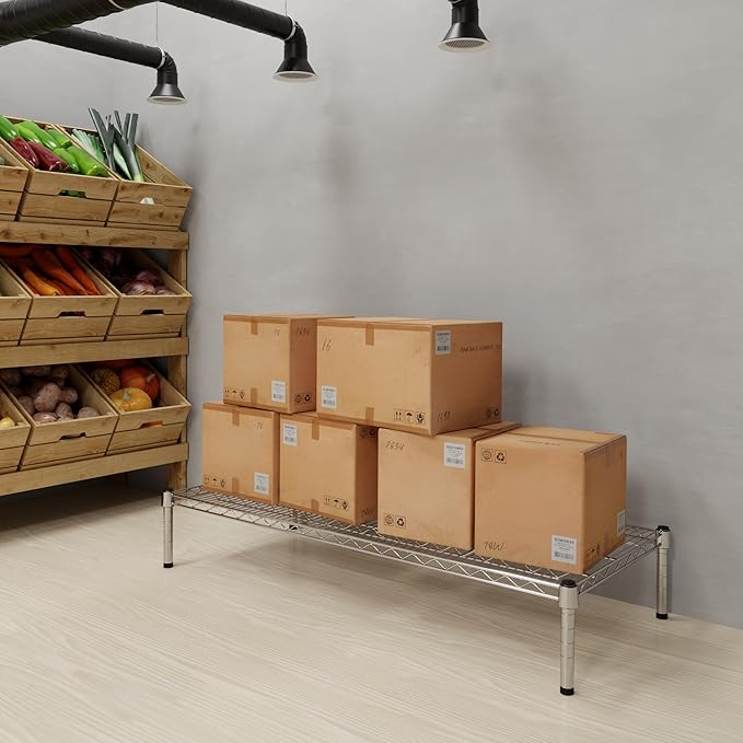 Regal Altair 21" Deep x 48" Wide x 8" Height Wire Shelving Kit | 1-Tier | NSF - Image 7