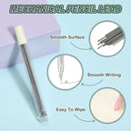PATIKIL 240Pcs 2B Mechanical Pencil Lead, 0.5mm Black Lead Refill Break - Image 3