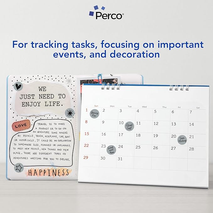 Perco Grey 1-Inch Round Circle Dot Sticker Labels - Image 3