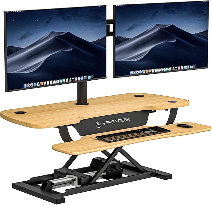 VRSADESK PowerPro™ Electric Standing Desk Converter by VERSADESK