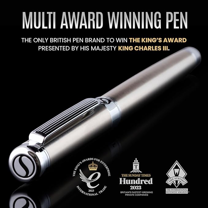 Scriveiner Stainless Steel Fountain Pen - Image 2