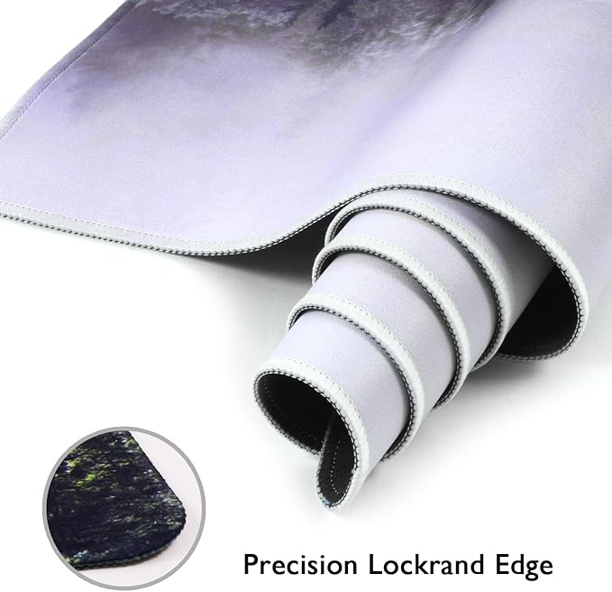 iCasso Extended Gaming Mouse Pad, Large Non-Slip Rubber Base Mousepad - Image 2