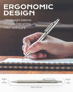 Nicpro 8 Pack 0.5mm & 0.7mm Metal Mechanical Pencil Set, MB1000 Lead Drafting - Image 4