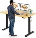 SANODESK Electric Standing Desk 55 x 28 Inches Whole-Piece Desktop Height by sanodesk
