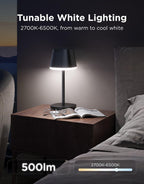 govee smart cordless table lamp classic (no adapter), side view