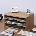 DDYURI 3-Tier Paper Storage Letter Tray File Sorter - Image 2