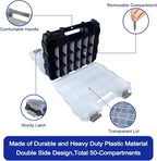 Double Side Tool Box Organizer, Hardware Storage Box, Portable Small Parts - Image 2