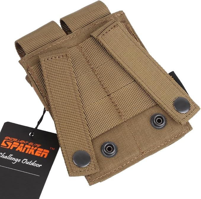 EXCELLENT ELITE SPANKER Molle Single/Double Pistol Mag Pouch Tactical Magazine - Image 6
